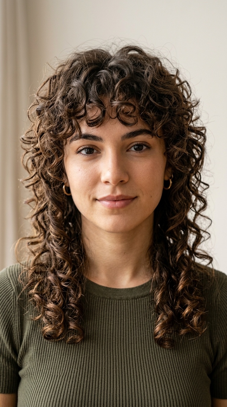 Curly Mullet (Wolf Cut)
