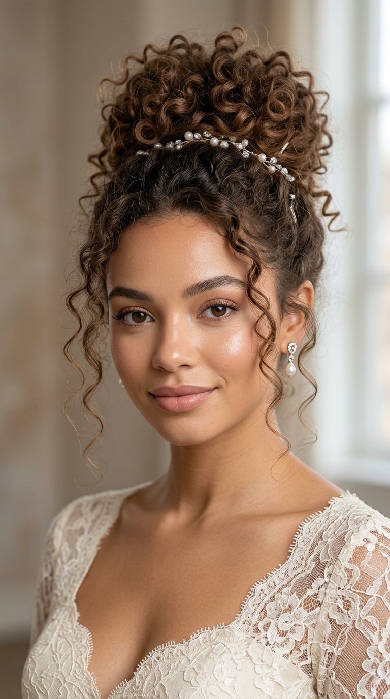 Curly Pineapple Bun