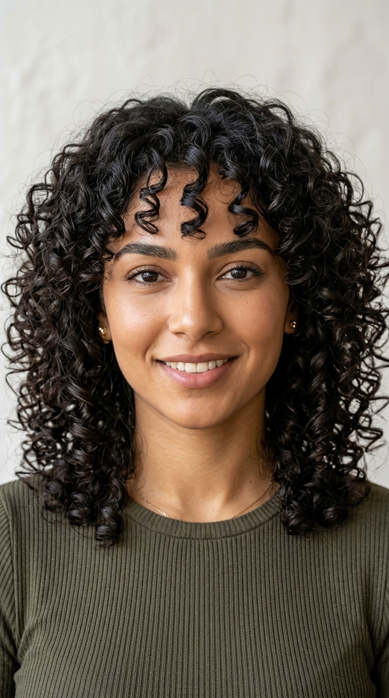 Curly Shag with Defined Coils