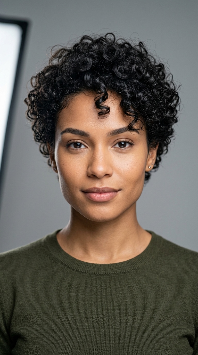 Curly Short Crop
