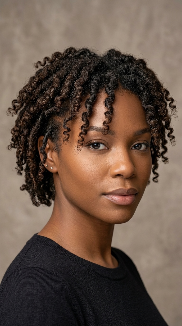 Curly Tapered Locs