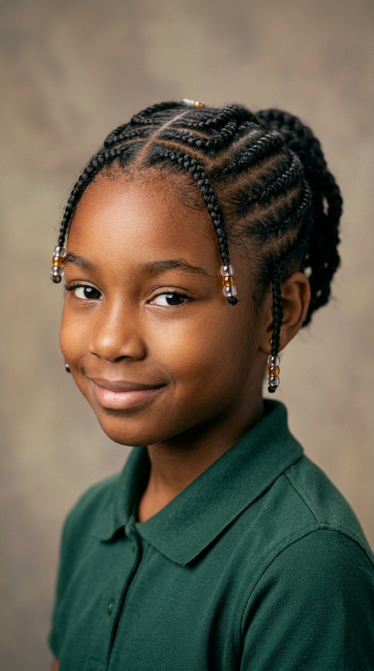 Curved Island Braids