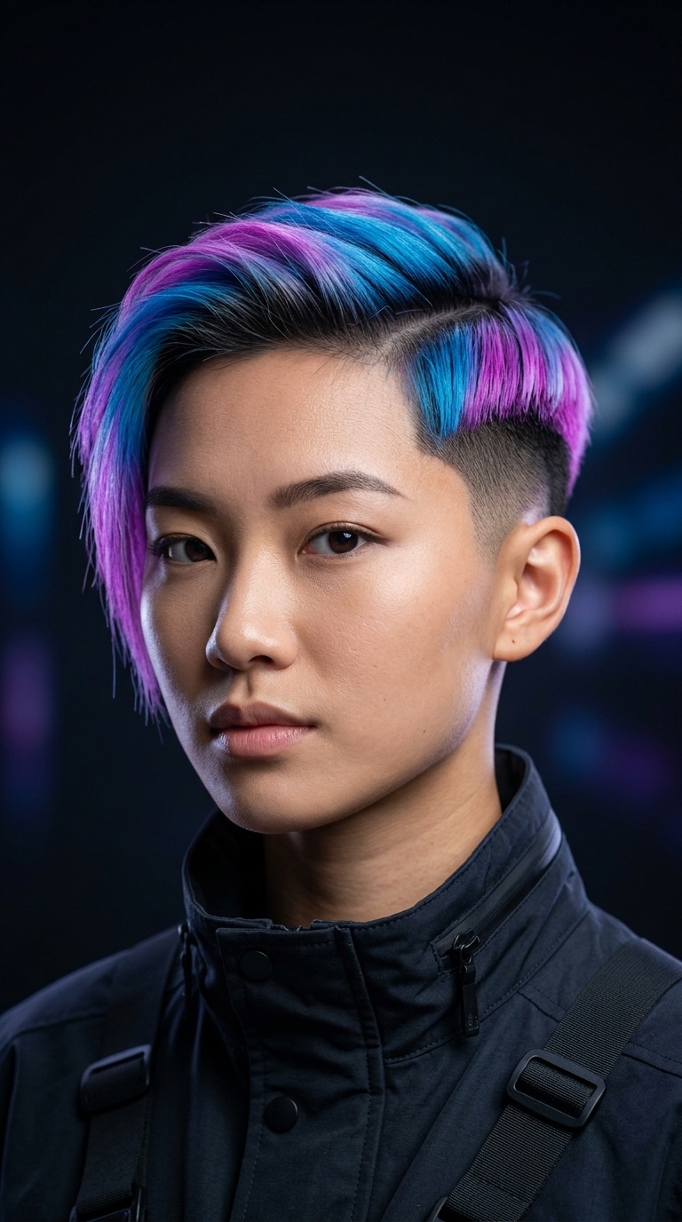 Cyberpunk Neon Taper