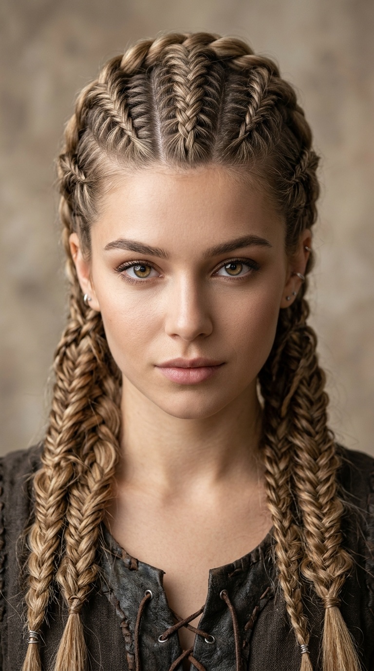 Daenerys-Inspired Dragon Braids