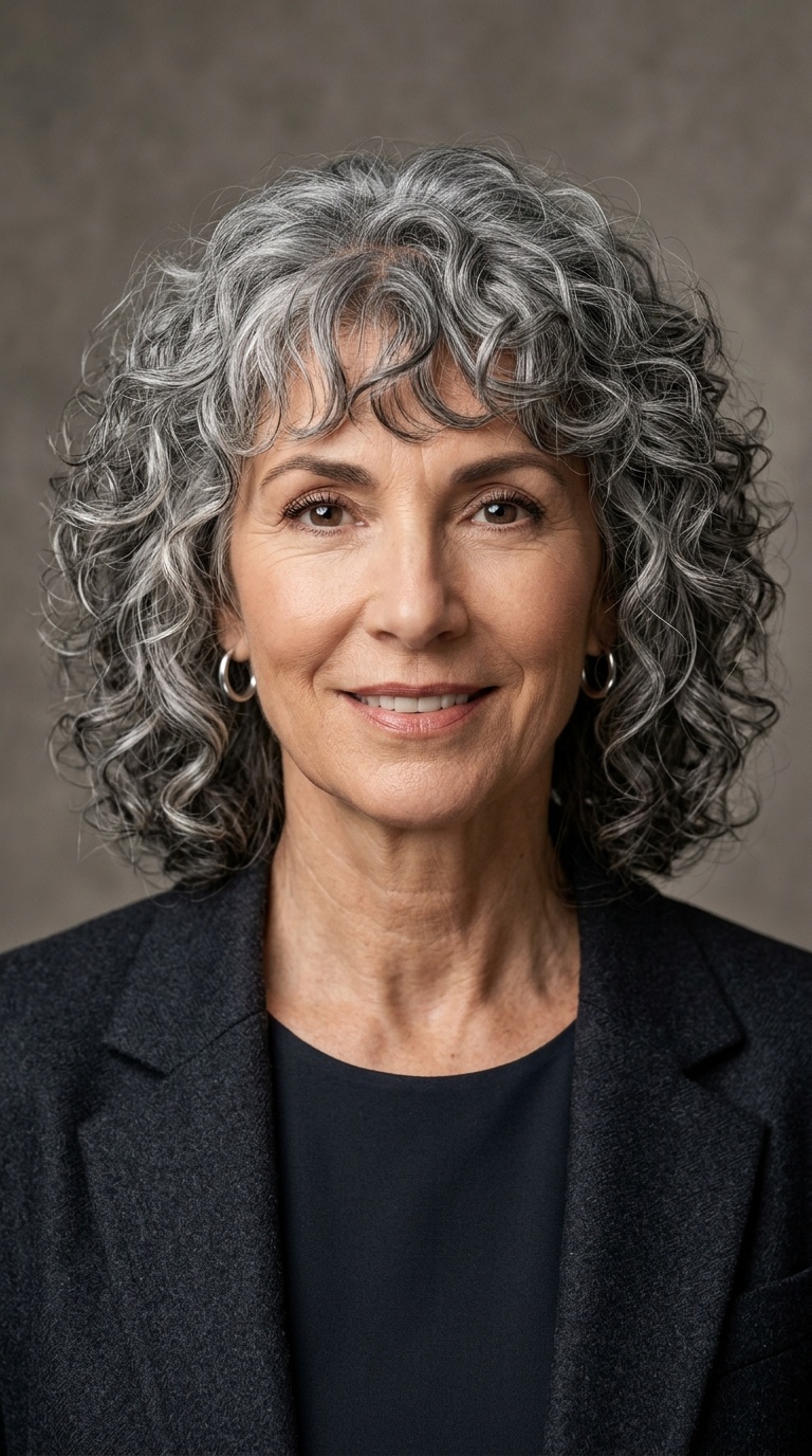 Deconstructed Curls with Fringe