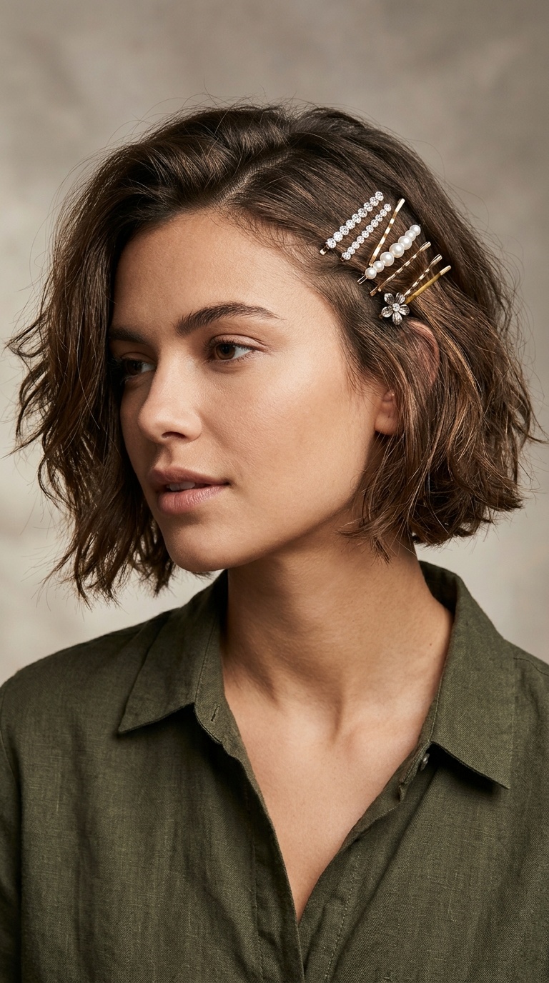 Decorative Bobby Pin Cluster