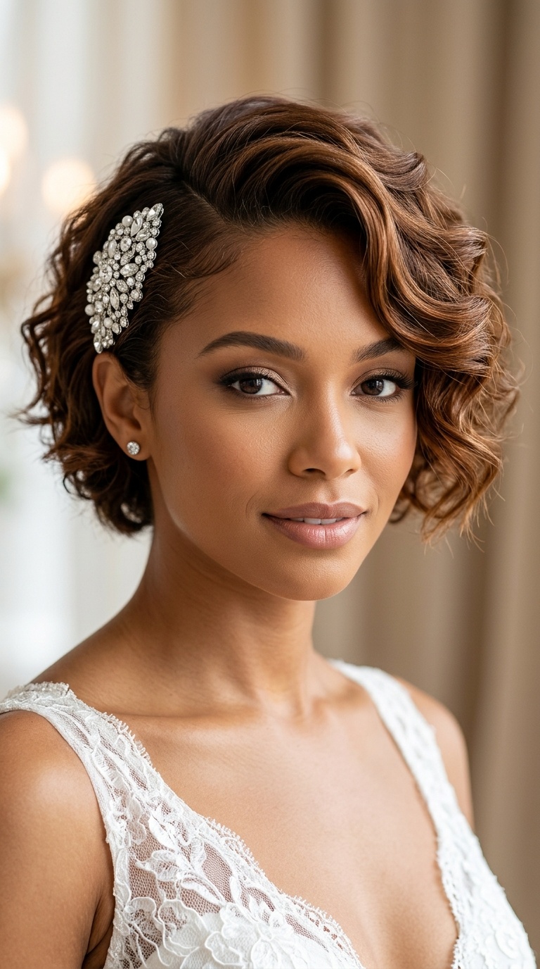 Deep Side Part Waves with a Sparkly Slide
