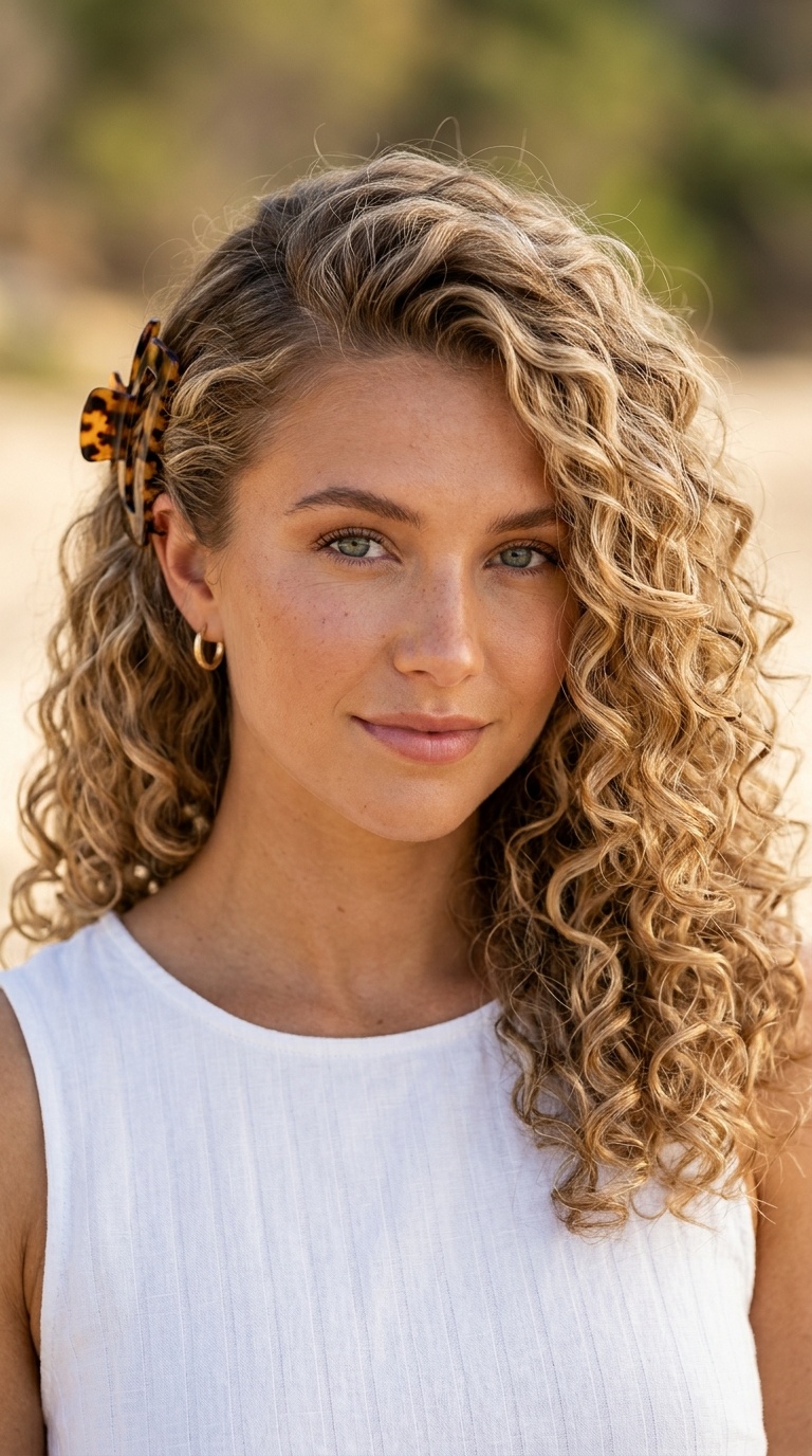 Deep Side Part with Claw Clip
