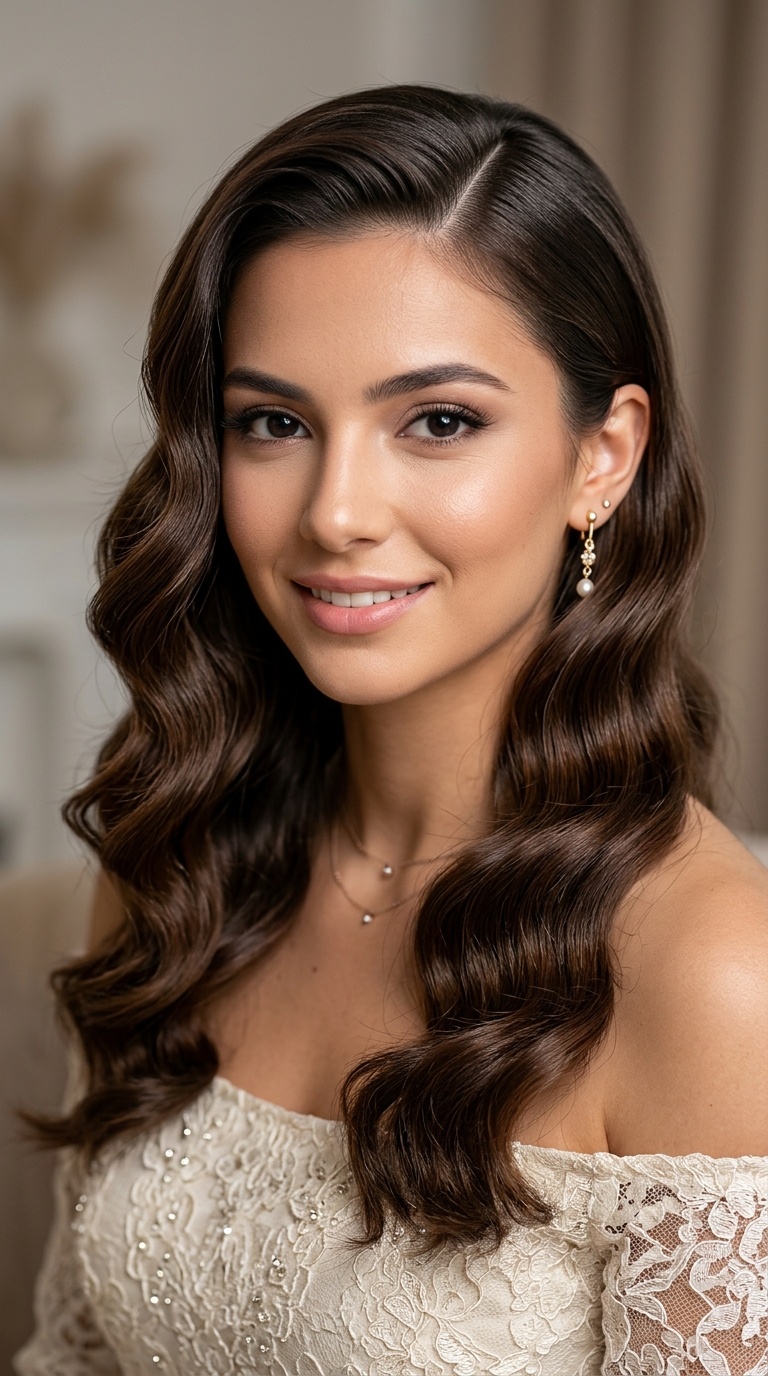 Deep Side Part with Retro Waves