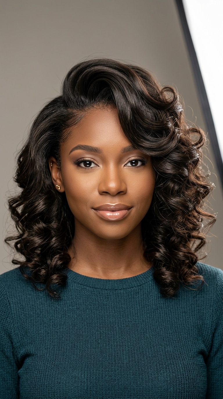 Deep Side Part with Root Lift