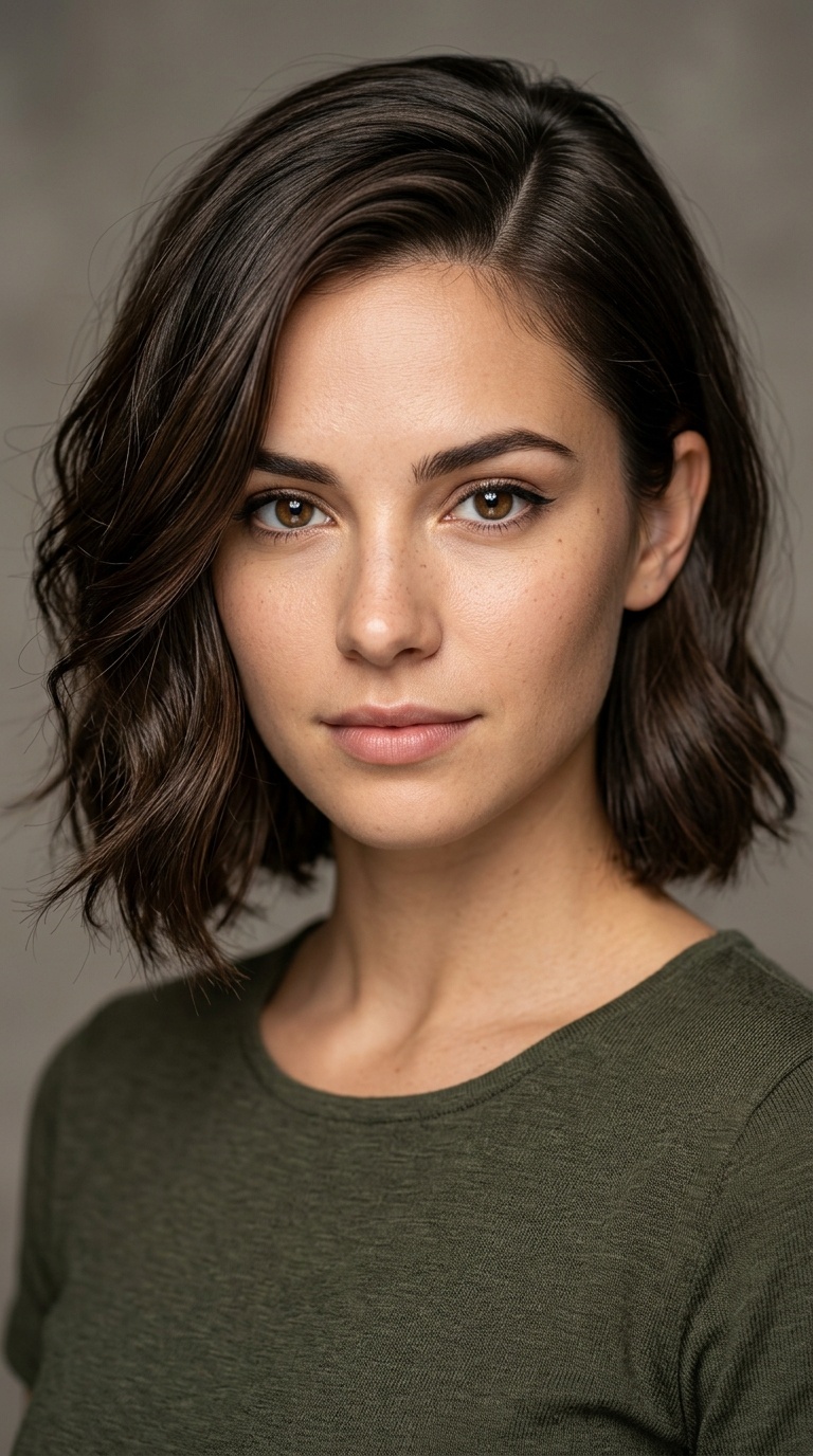 Deep Side Parting