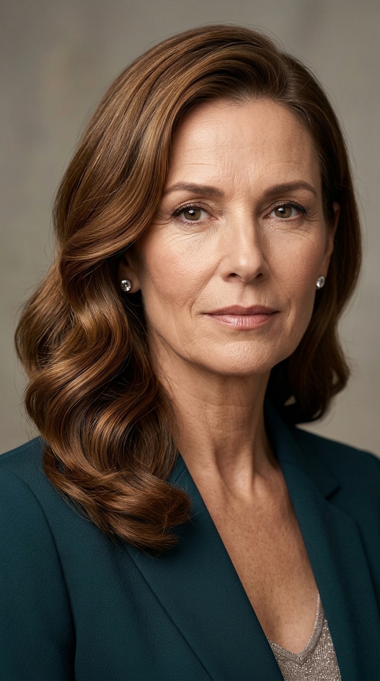 Deep Side-Swept Hollywood Waves