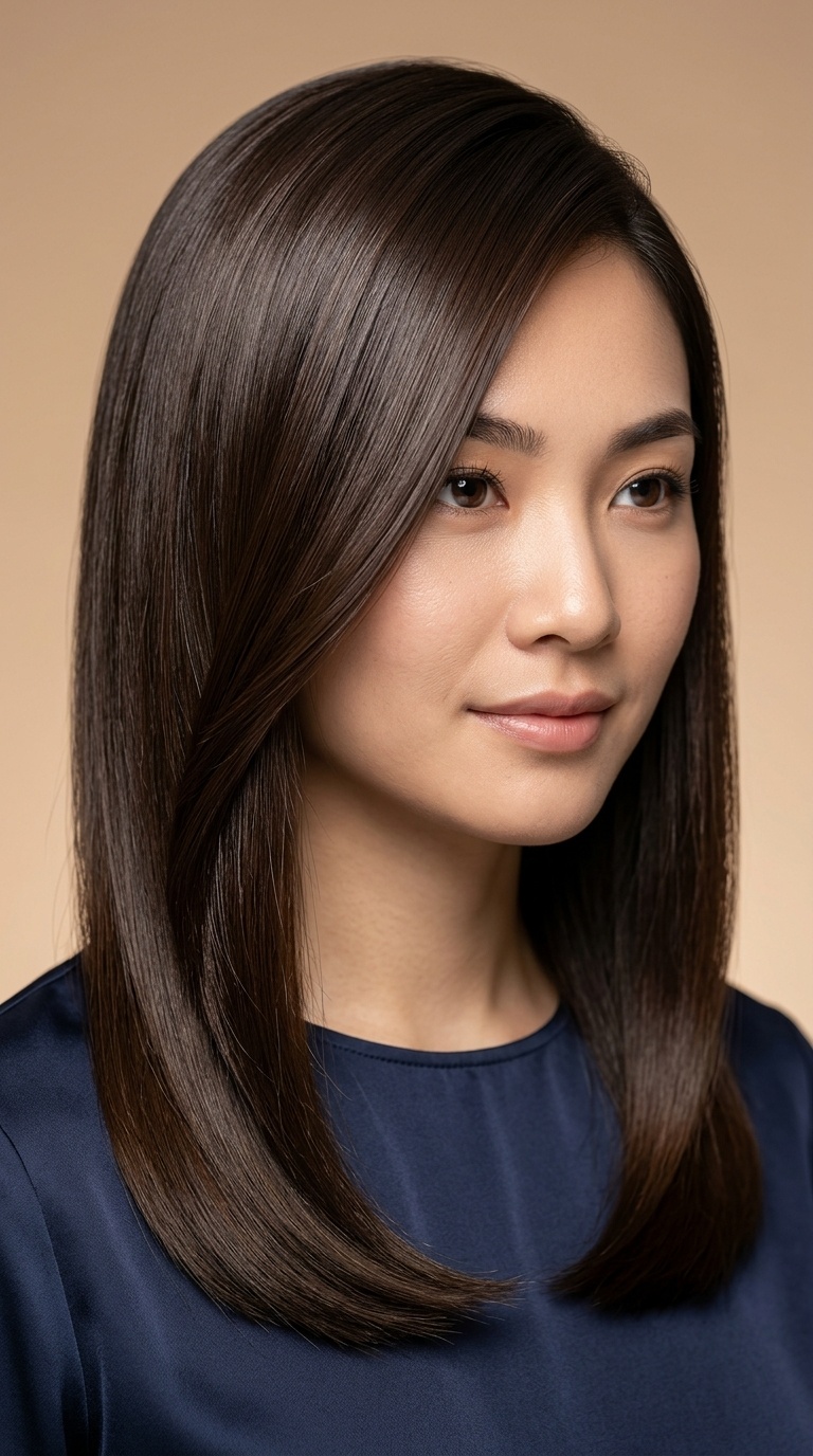 Deep Side-Swept Look