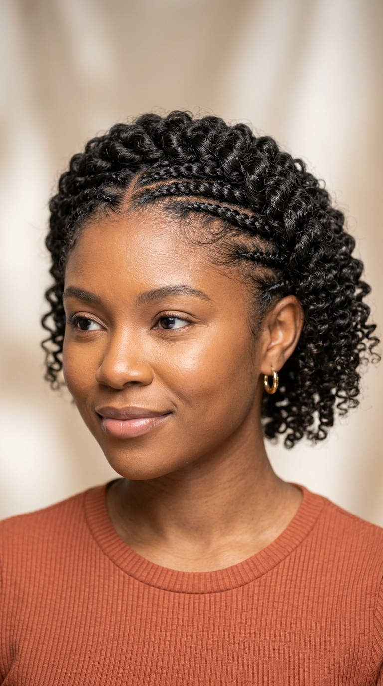 Deep Wave Flat Twist Crown
