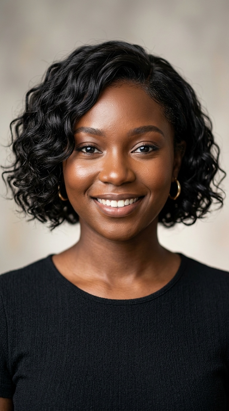 Deep Wave Short Bob