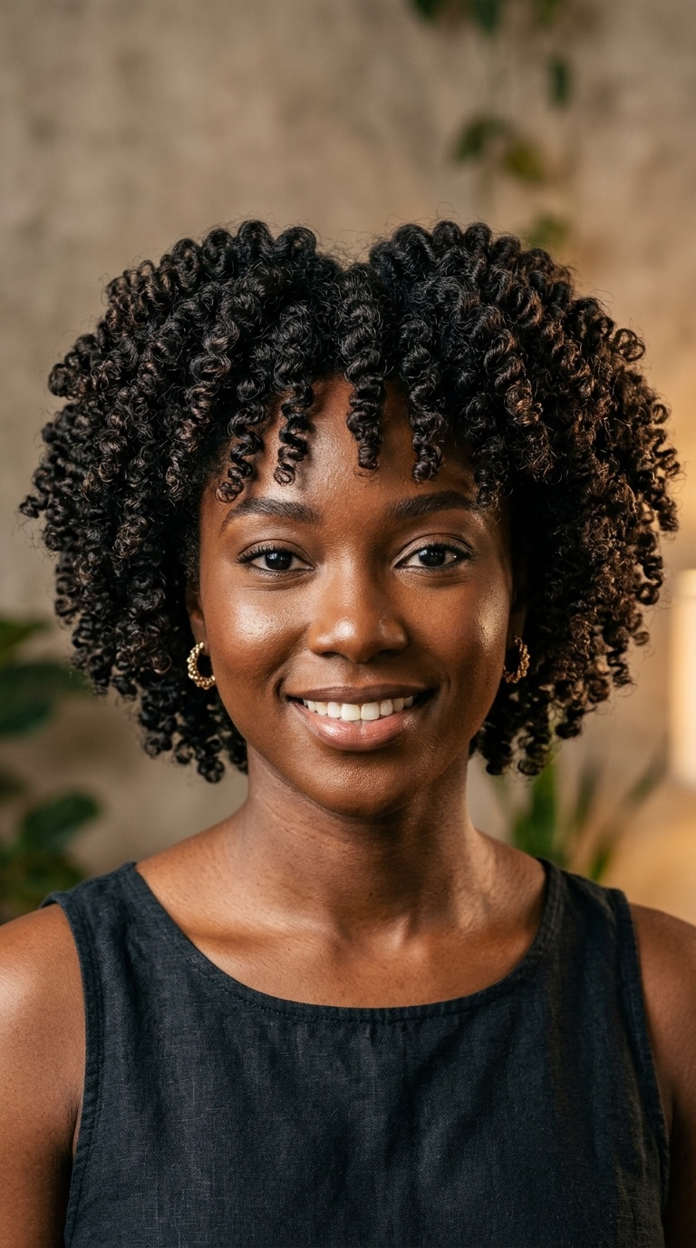Defined Bantu Knot-Out