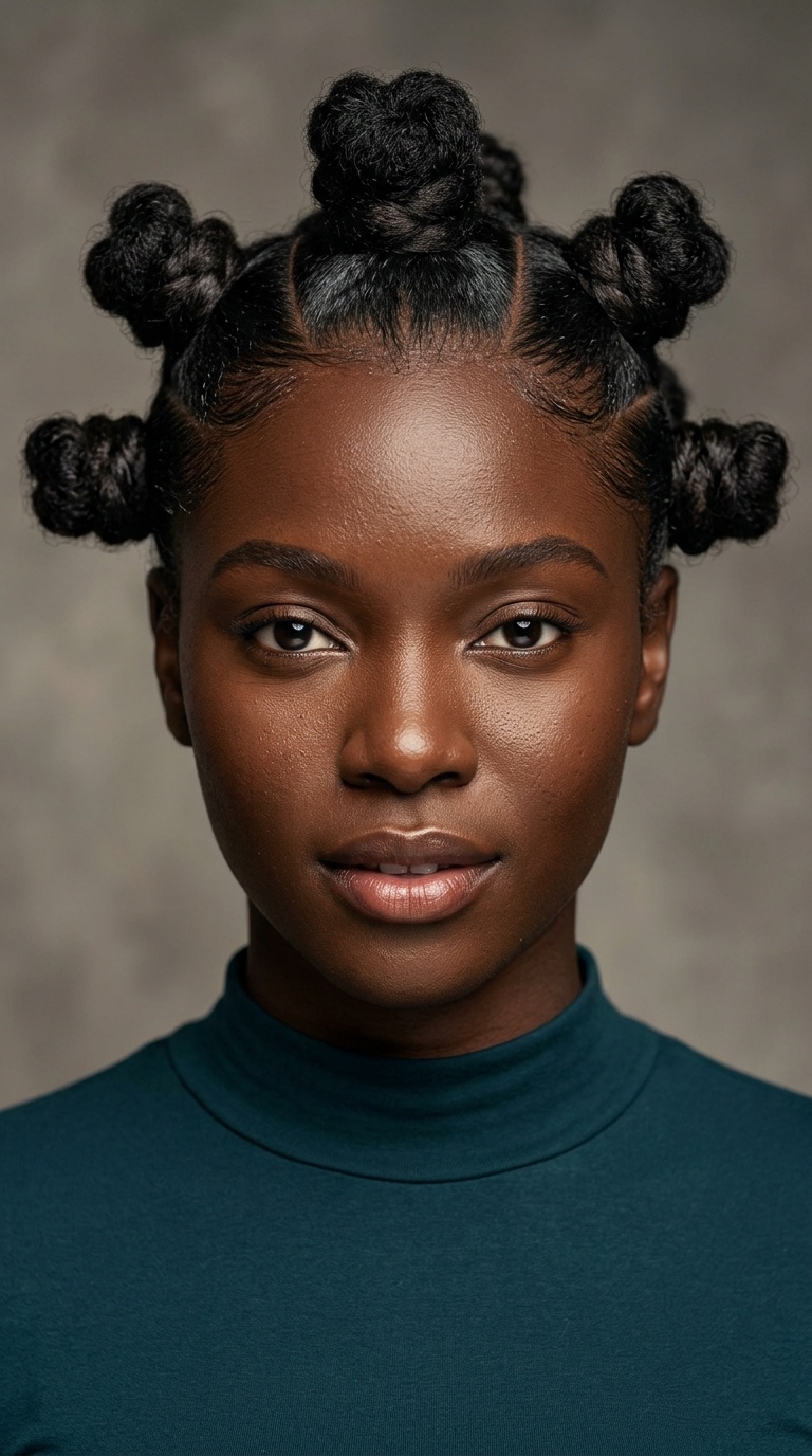 Defined Bantu Knots with Symmetrical Parts