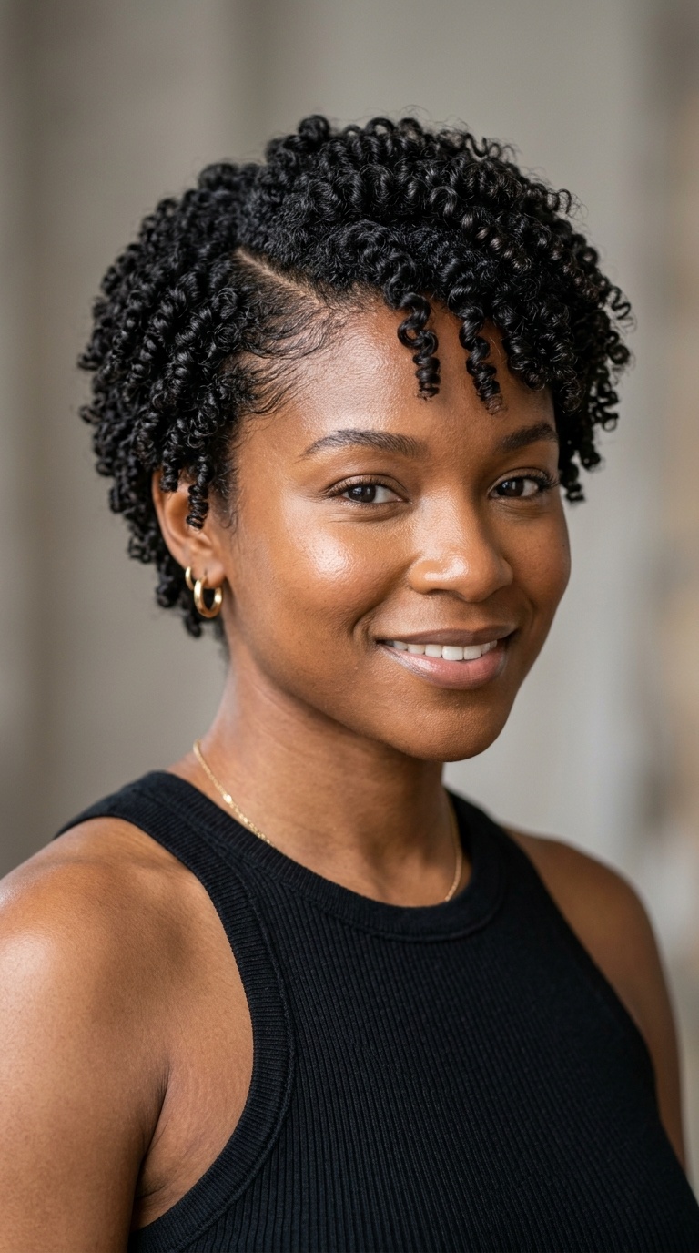 Defined Coils with a Side Part