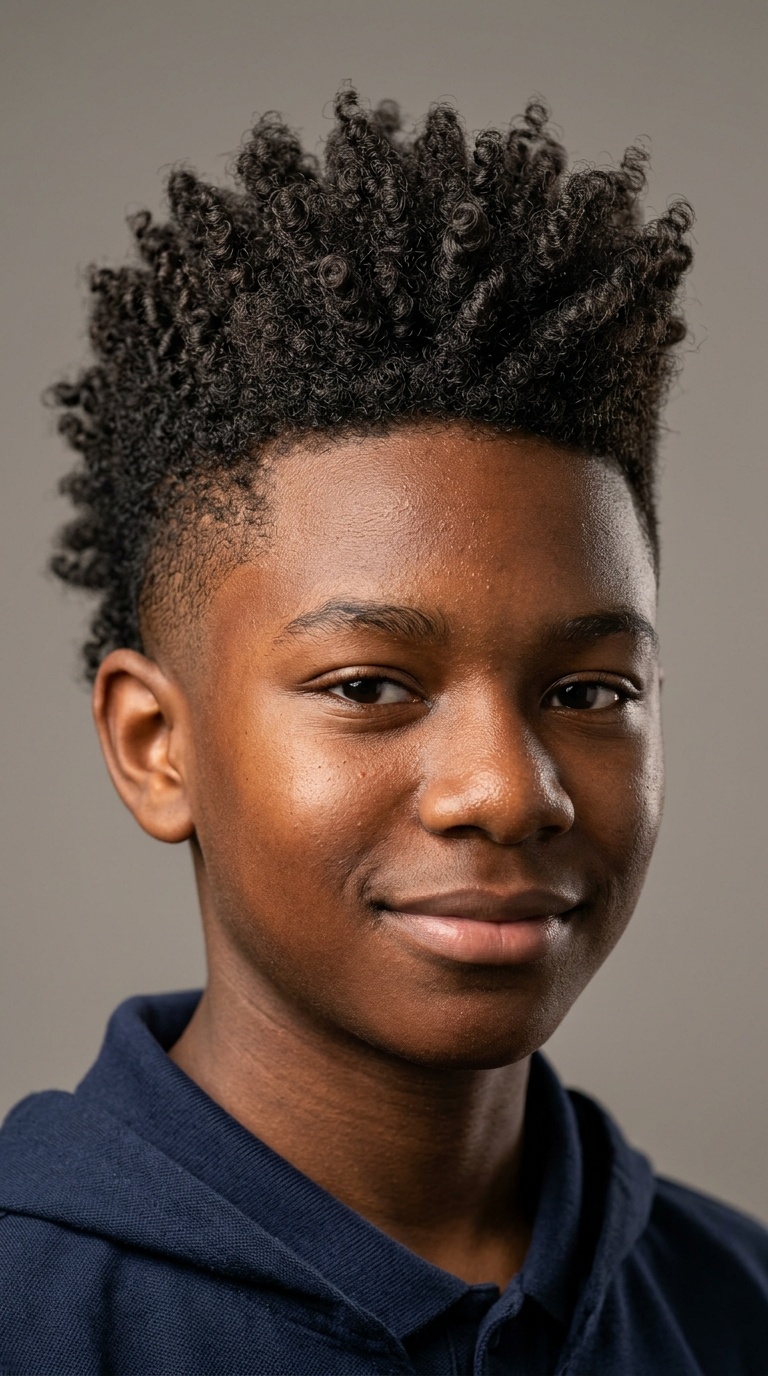 Defined Fro-Hawk with Tapered Sides