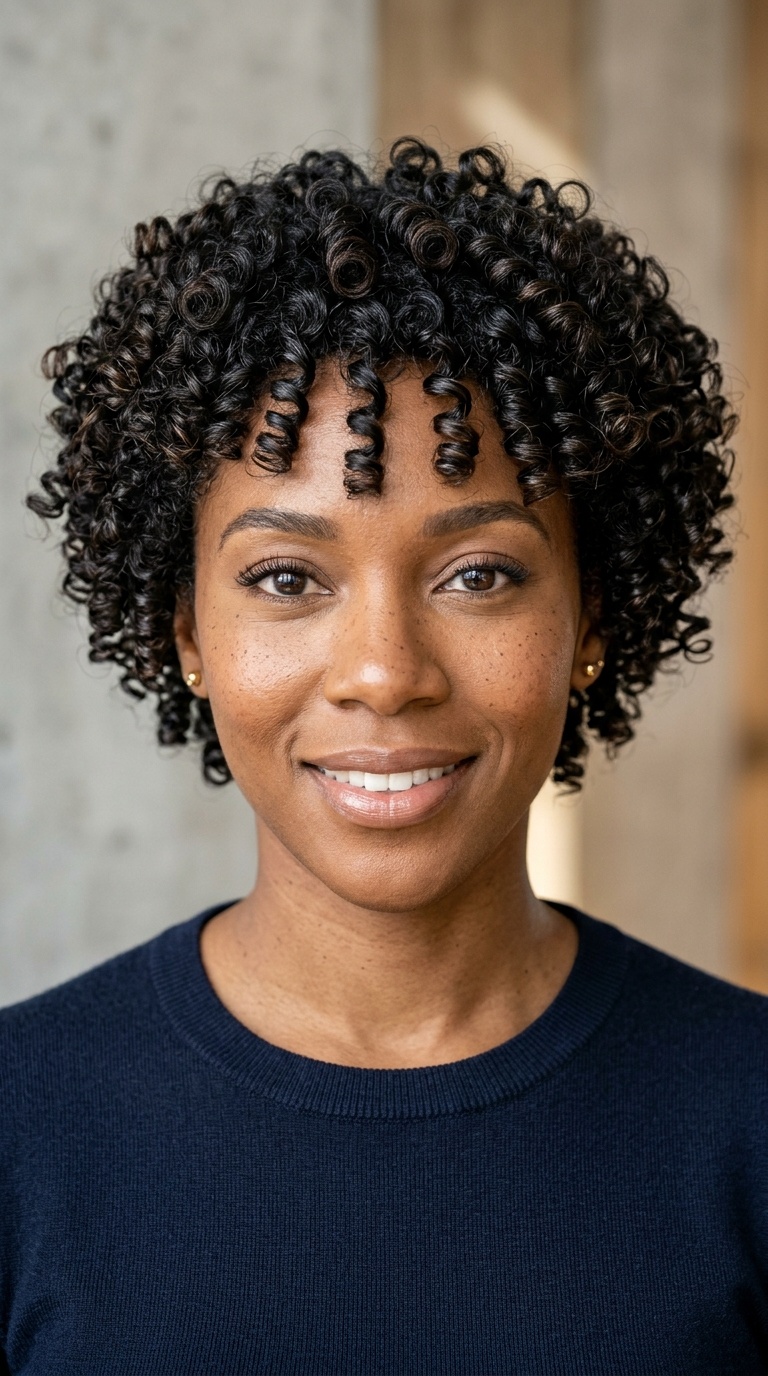 Defined Spiral Curls