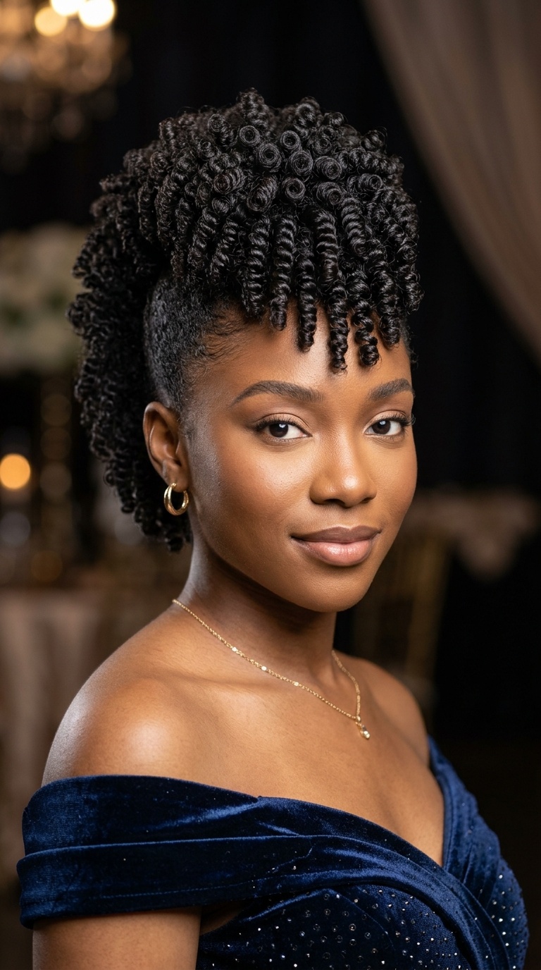 Defined Spiral Mohawk