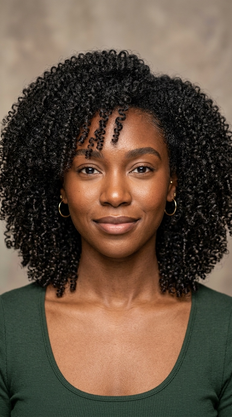 Defined Wash-and-Go Curls