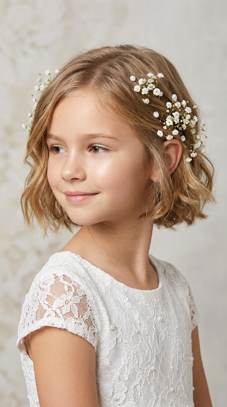 Delicate Baby’s Breath Scattered Pins