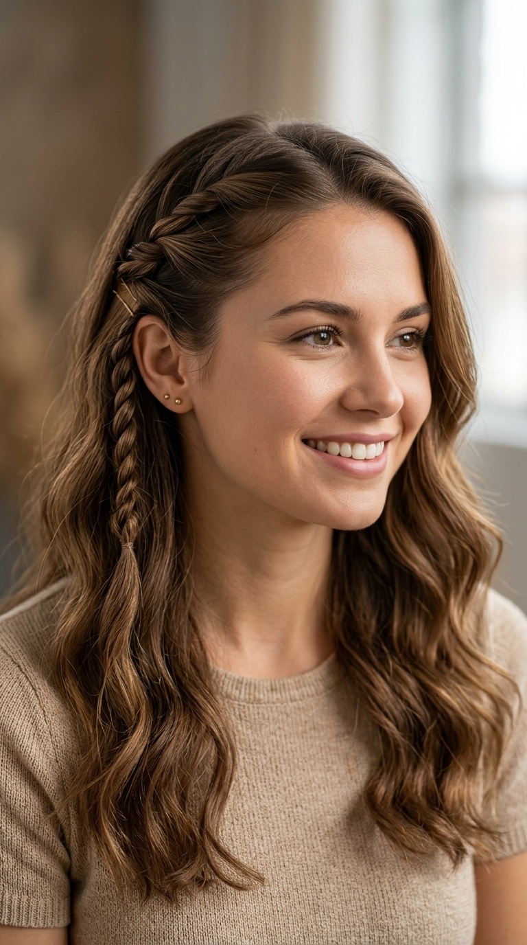 Delicate Face-Framing Twists