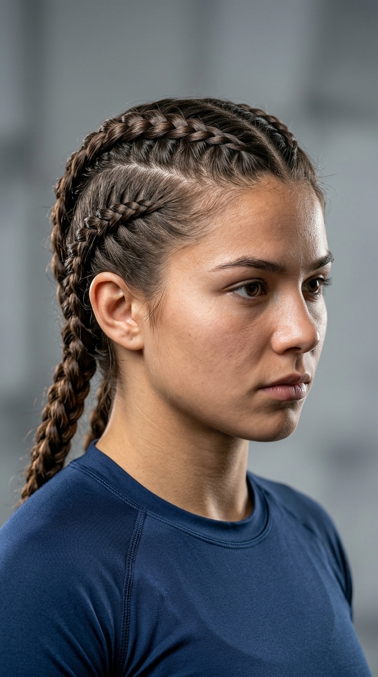 Diagonal Dutch Braids