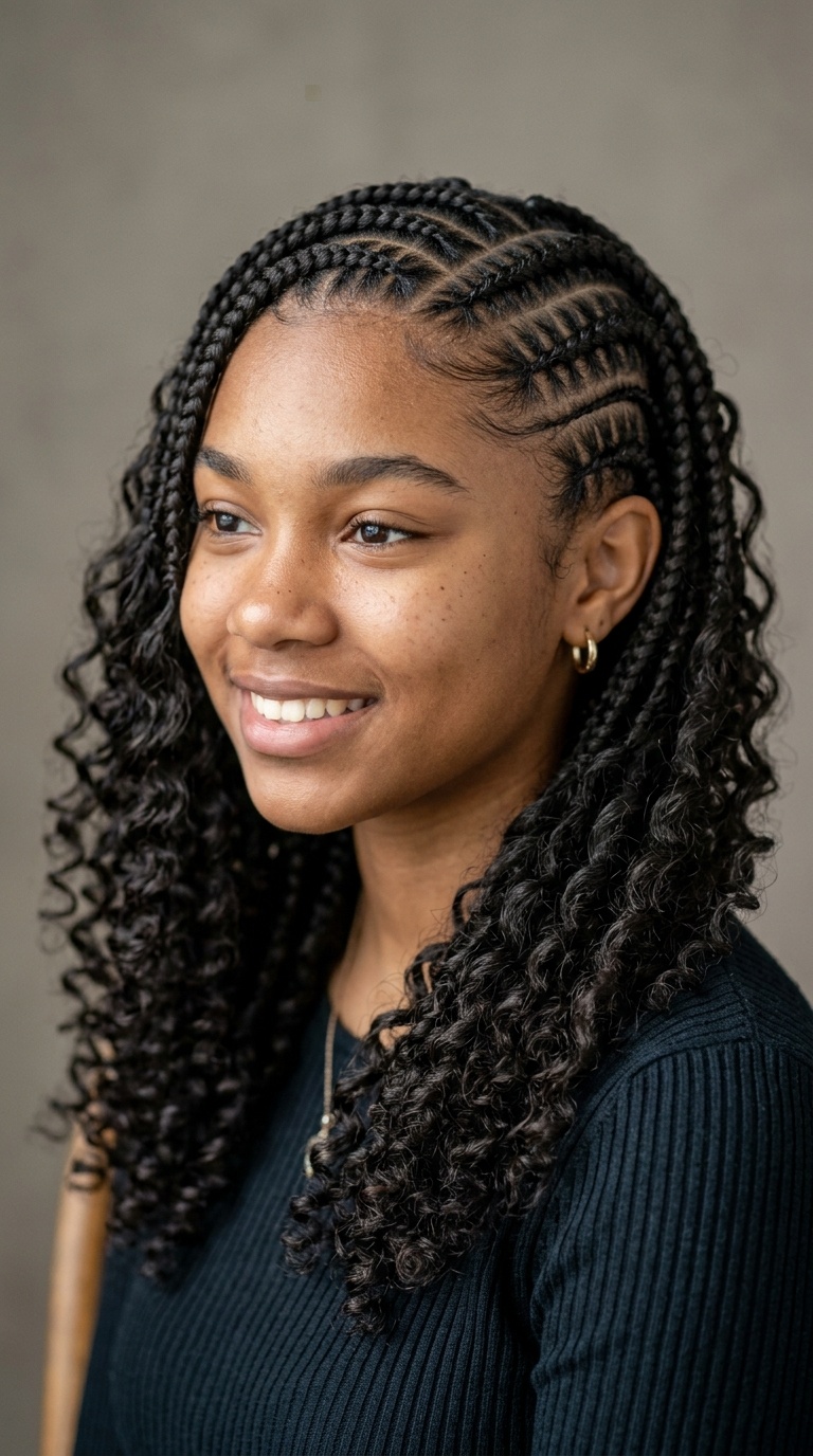 Diagonal Feed-in Braids with Bouncy Curls