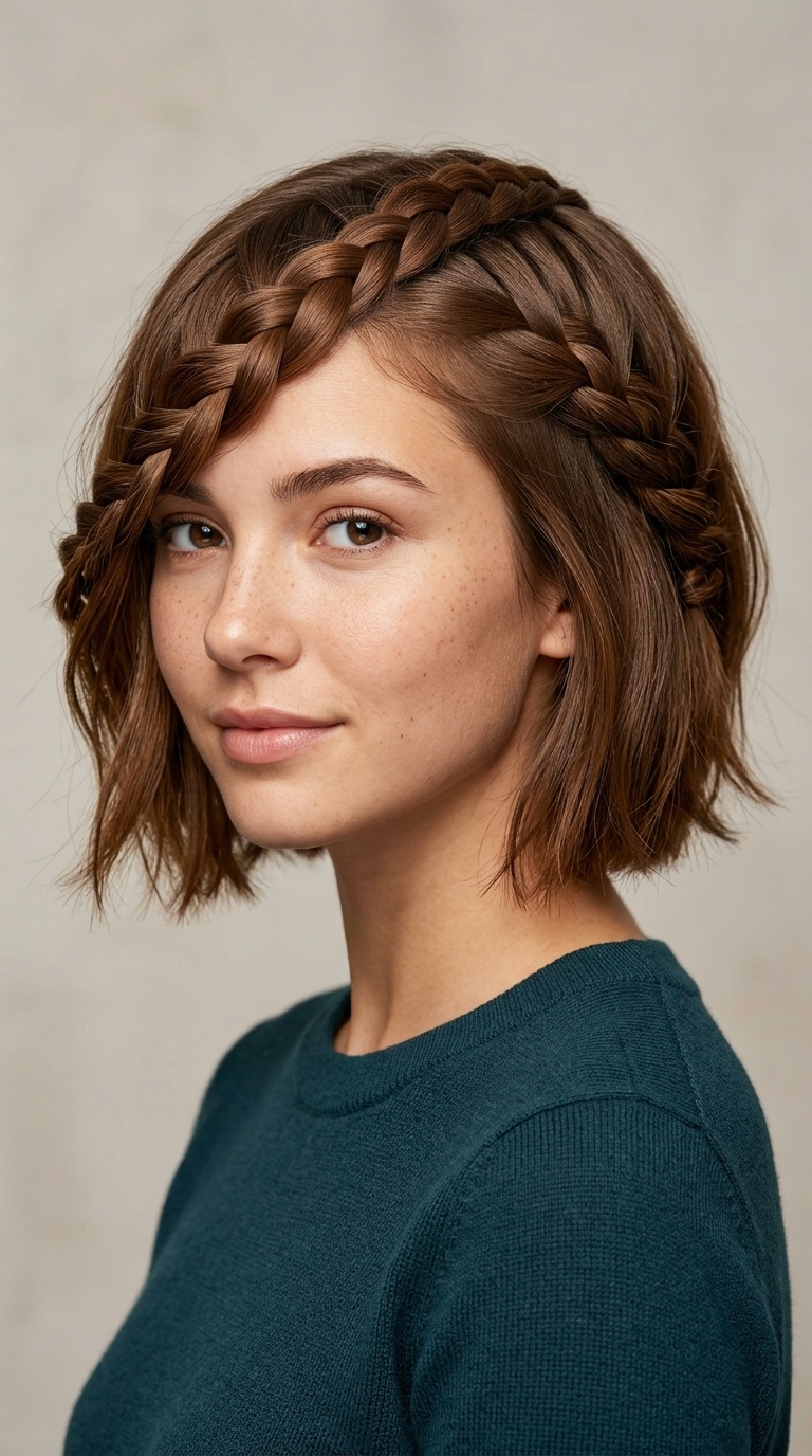 Diagonal French Braid