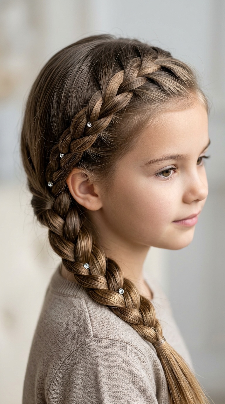Diagonal French Braid