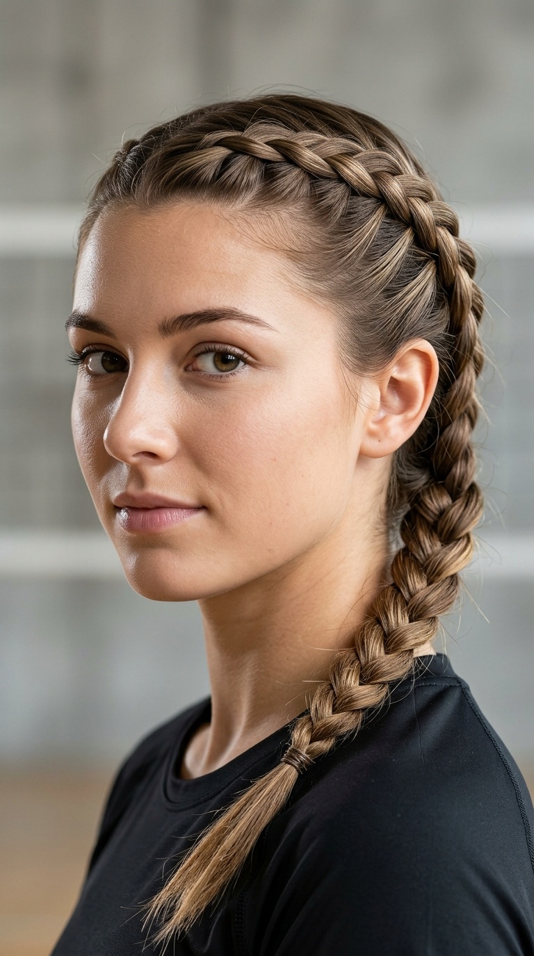 Diagonal French Braid