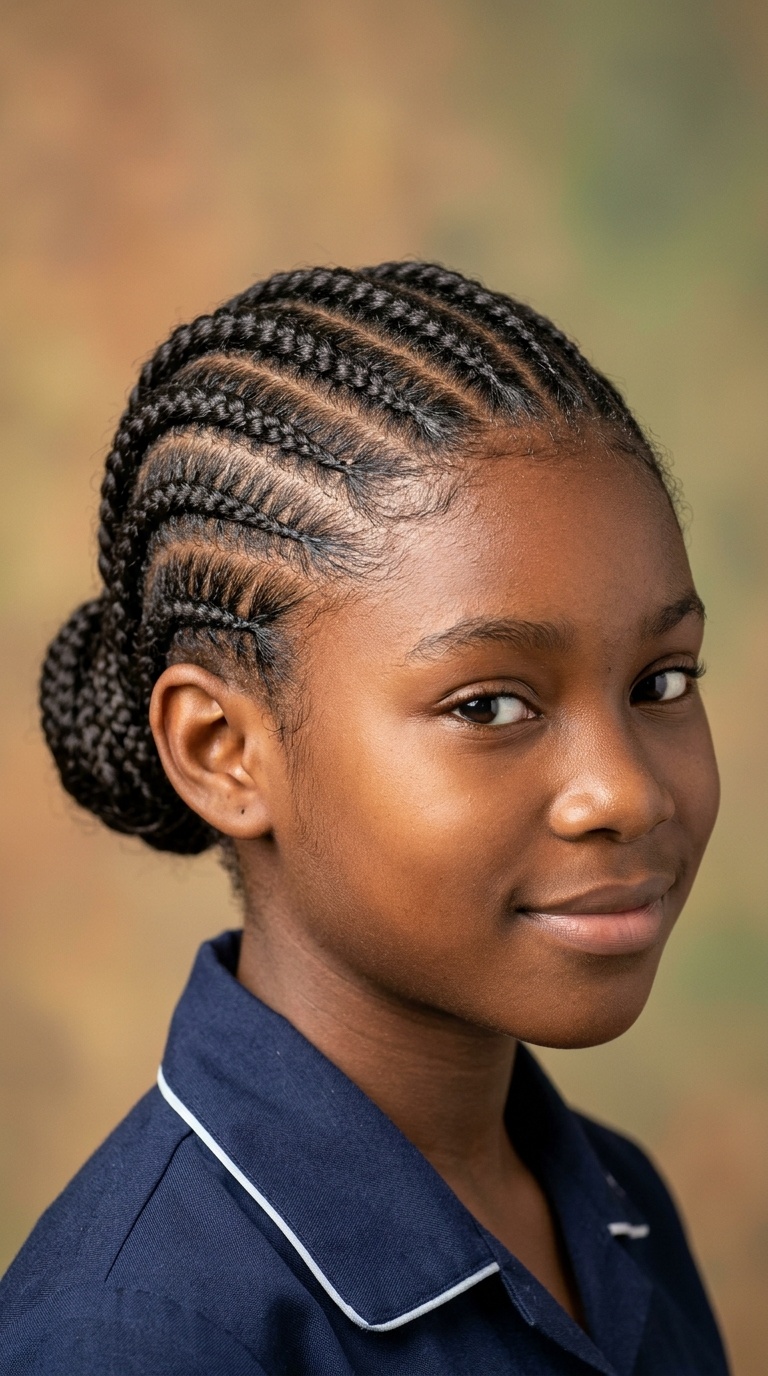 Diagonal Scalp Braids