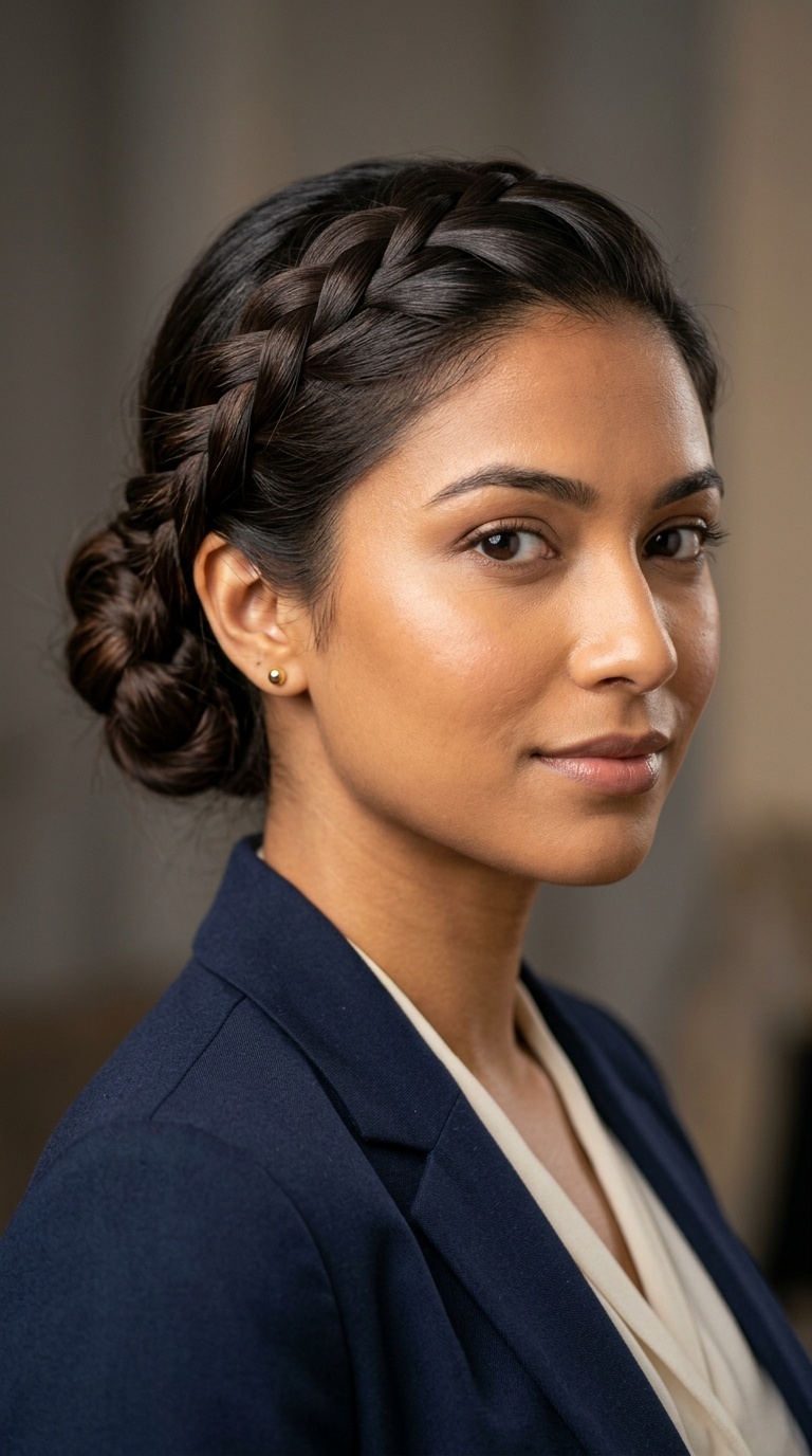 Diagonal Tucked Braid