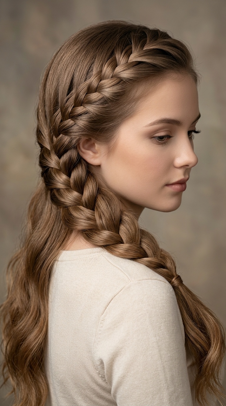 Diagonal Waterfall Braid