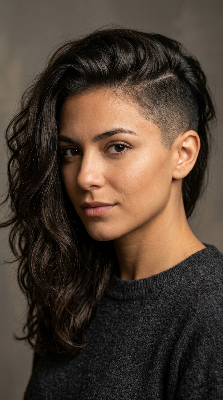Disconnected Undercut for Thick Hair