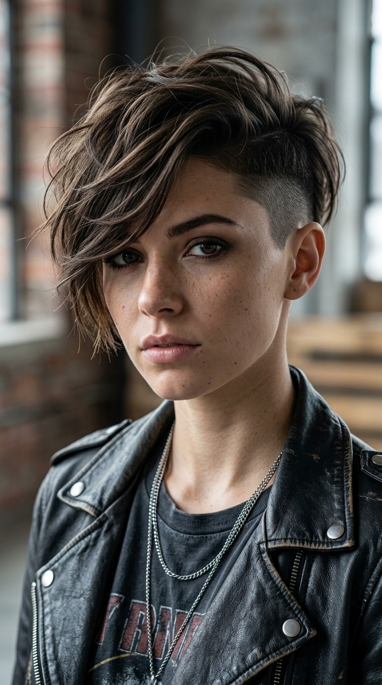 Disconnected Undercut with Long Fringe