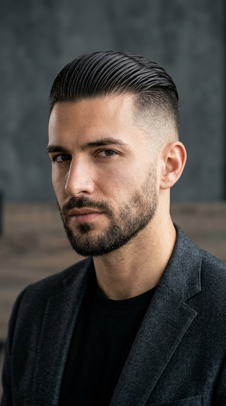 Disconnected Undercut with Slick Back