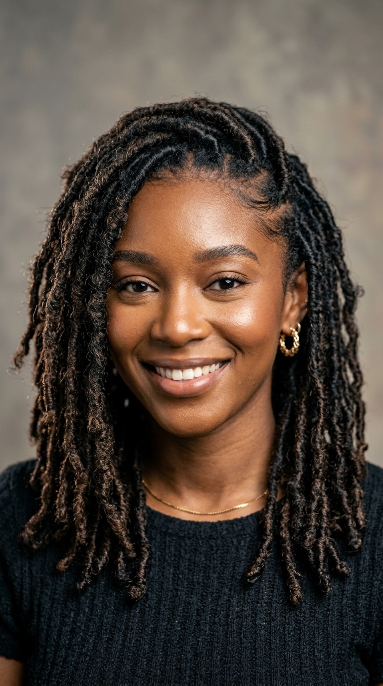 Distressed Faux Locs