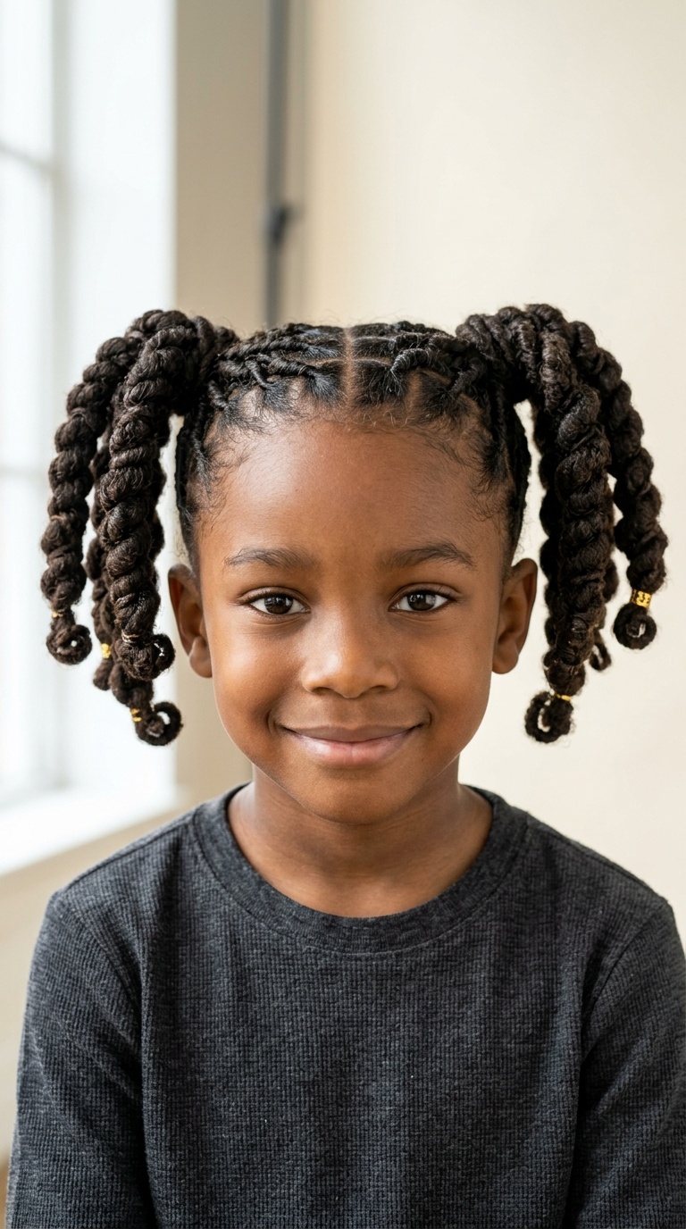 Double Barrel Pigtails