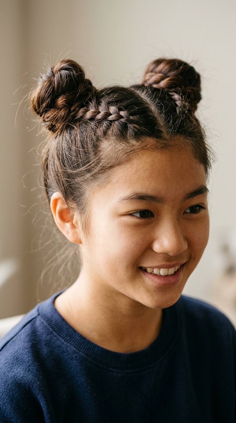 Double Braided Buns