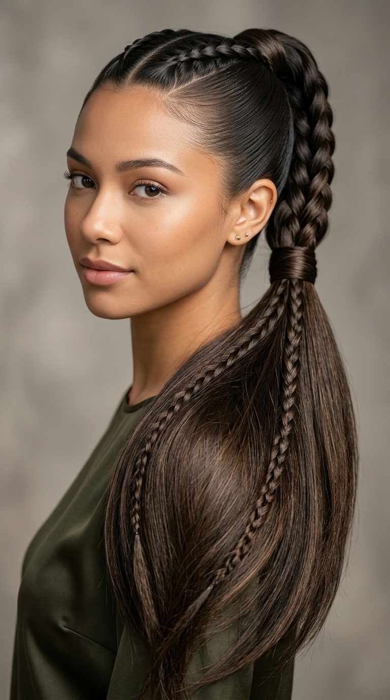 Double-Braided Sleek Base Pony