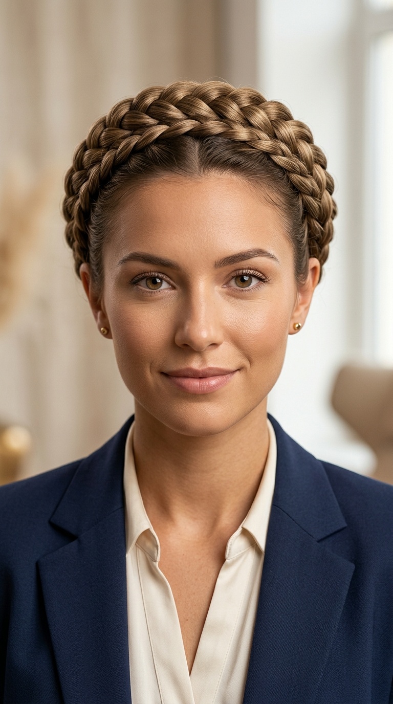 Double Crown Dutch Braids