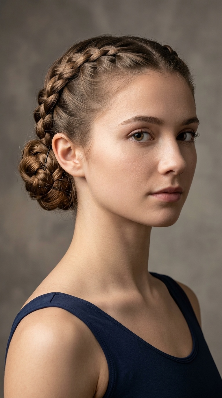 Double Dutch Braided Bun