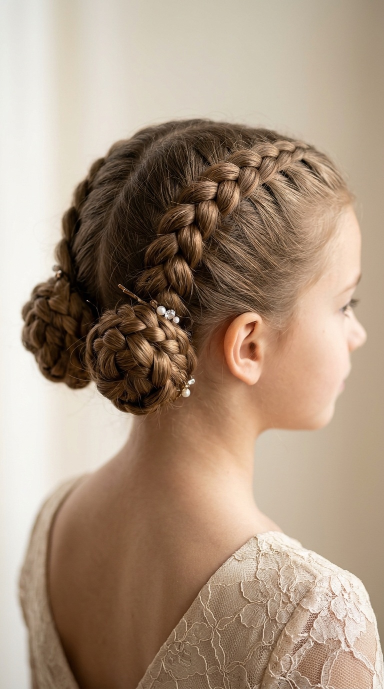 Double Dutch Braided Buns