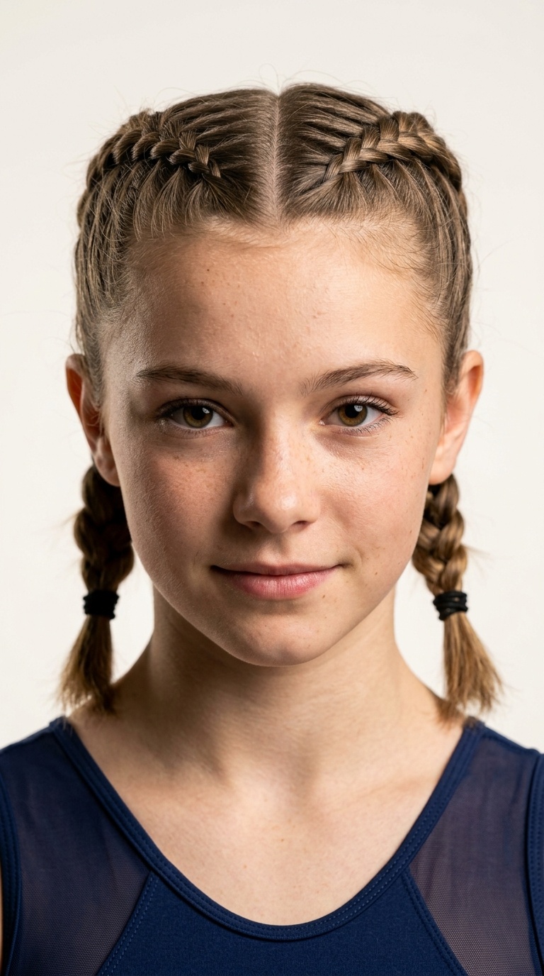 Double Dutch Braided Pigtails
