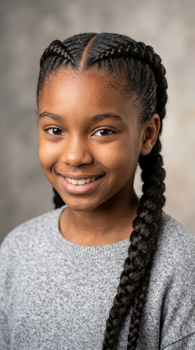 Double Dutch Braided Pigtails