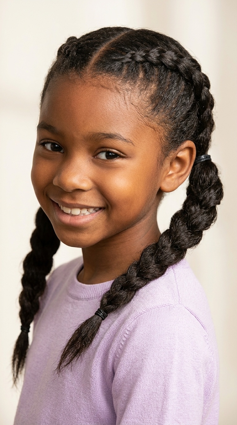Double Dutch Braided Pigtails