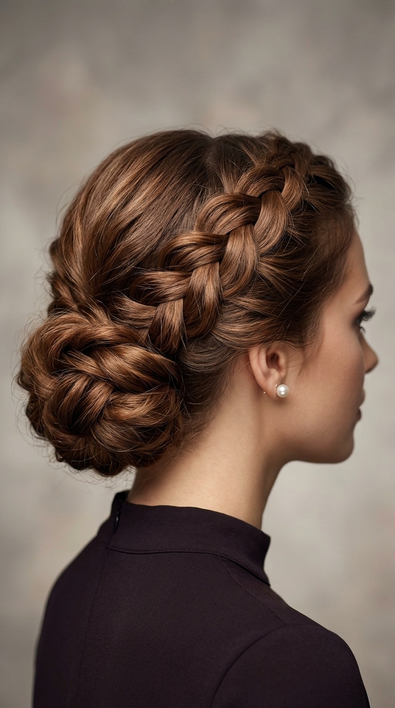 Double Dutch Braided Updo